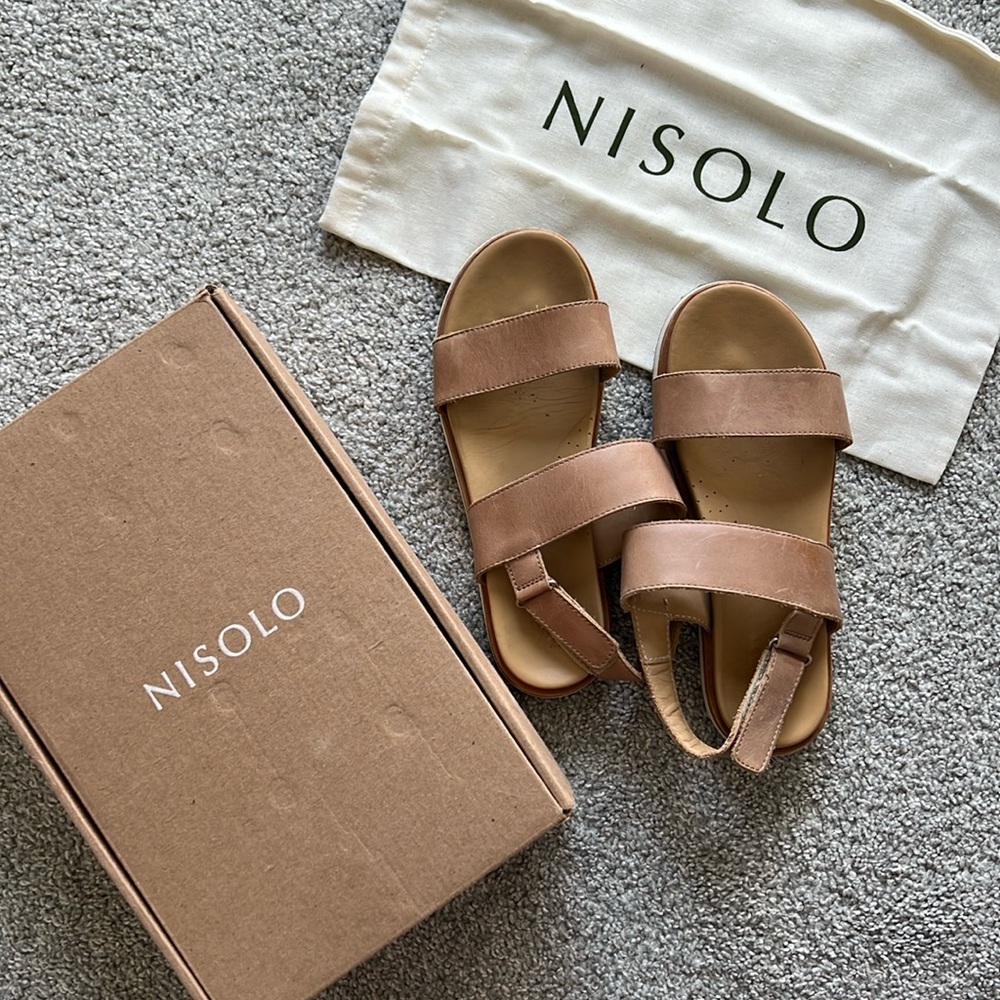 Nisolo leather “flatform” sandals